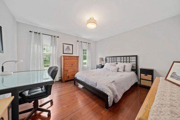 Bedroom, Home Office, Interior, Wood Texture Flooring