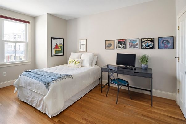 Bedroom, Interior, Wood Texture Flooring
