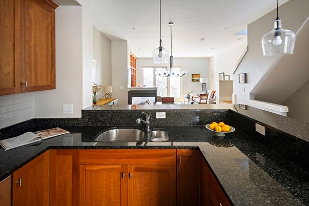 Dining room, Interior, Kitchen, Pendant Lights, Recessed Lighting