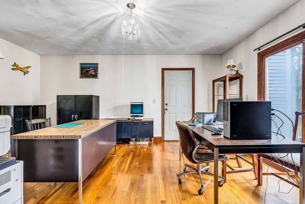 Home Office, Interior, Wood Texture Flooring