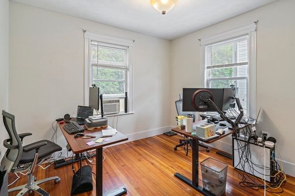 Home Office, Interior, Wood Texture Flooring