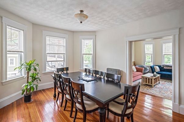 Dining room, Interior, Living room, Wood Texture Flooring