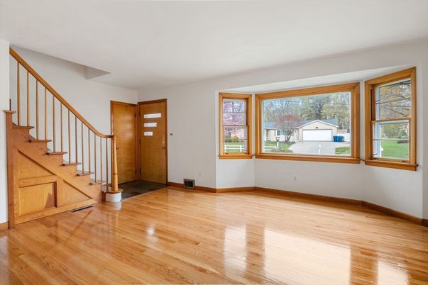 Empty room, Interior, Wood Texture Flooring