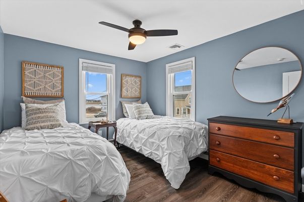 Bedroom, Interior, Wood Texture Flooring