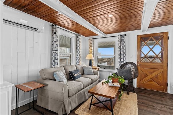 Interior, Living room, Recessed Lighting, Wooden Ceilings, Wood Texture Flooring
