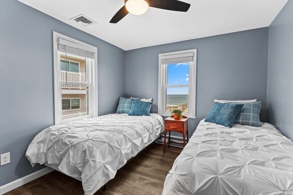 Bedroom, Interior, Wood Texture Flooring