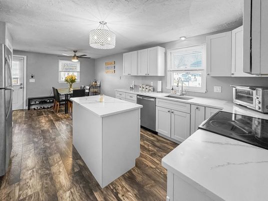 Dining room, Interior, Kitchen, Wood Texture Flooring
