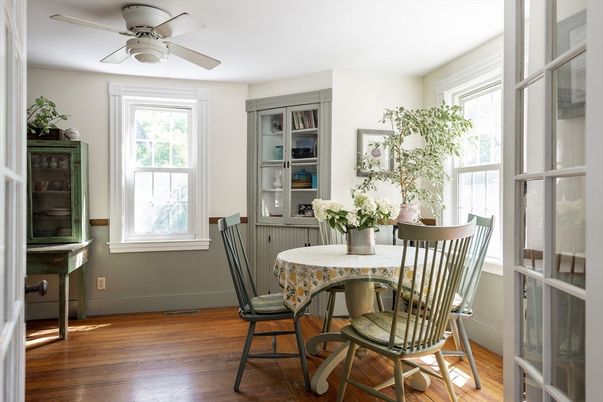 Dining room, Interior, Wood Texture Flooring