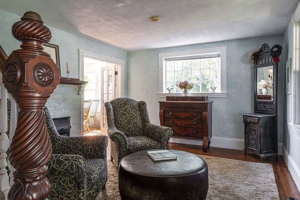 Fireplace, Interior, Wood Texture Flooring