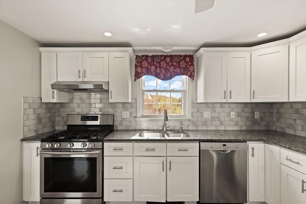 Interior, Kitchen, Recessed Lighting, Stainless Steel Appliances