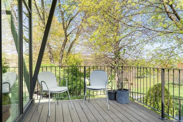 Exterior, Wood Texture Flooring