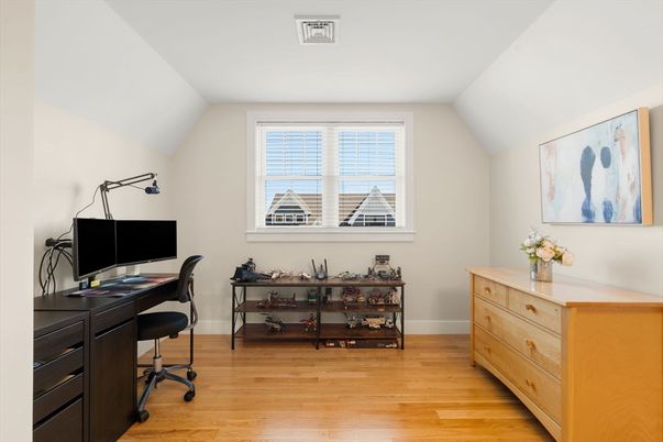 Home Office, Interior, Wood Texture Flooring