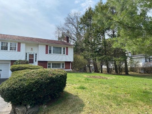 Attached, Backyard, Exterior, Facade, Brick Facade, Raised Ranch