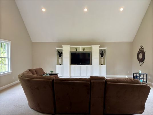 Interior, Living room, Recessed Lighting