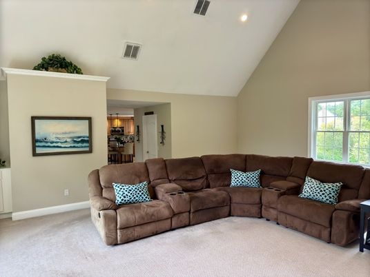Interior, Kitchen, Living room, Recessed Lighting