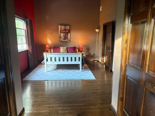 Bedroom, Interior, Wood Texture Flooring