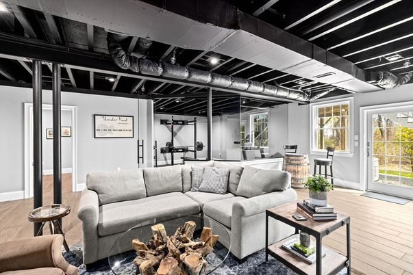 Fitness Equipment, Interior, Living room, Wood Texture Flooring