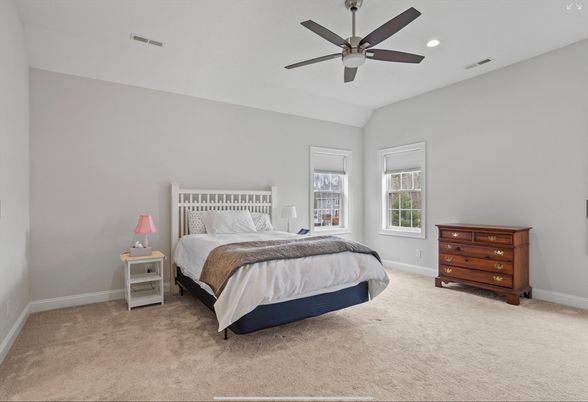 Bedroom, Interior, Recessed Lighting