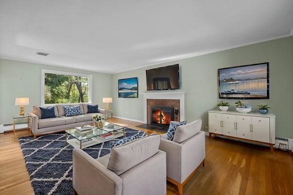 Fireplace, Interior, Living room, Wood Texture Flooring