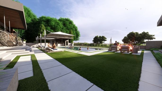 Backyard, Exterior, Pool