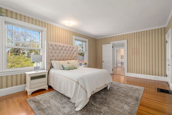 Bedroom, Interior, Wood Texture Flooring