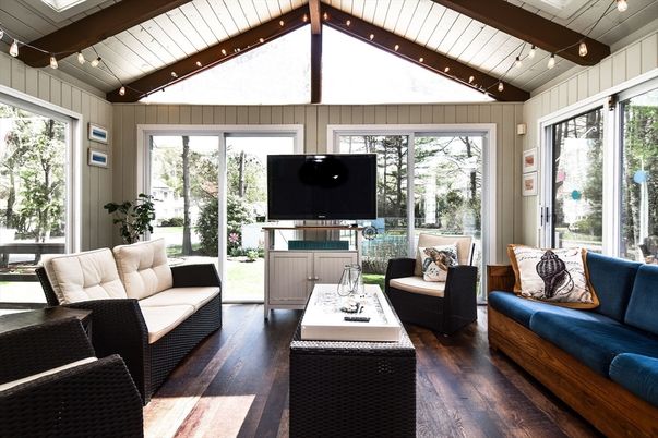 Interior, Living room, Wooden Beams, Wood Texture Flooring