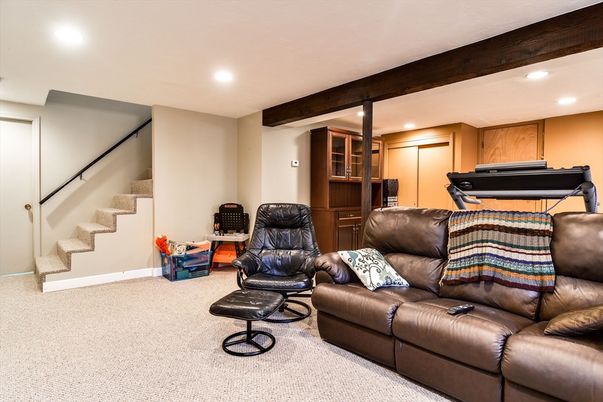 Interior, Living room, Piano, Recessed Lighting