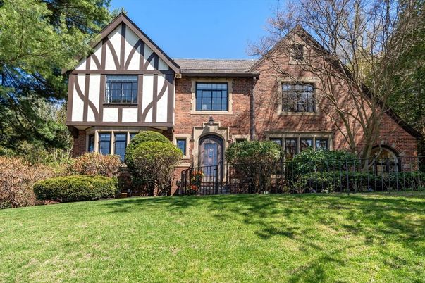 Backyard, Exterior, Facade, Brick Facade, Tudor Revival