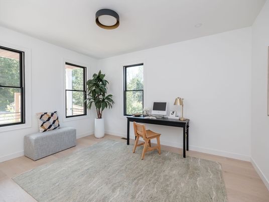 Home Office, Interior, Wood Texture Flooring