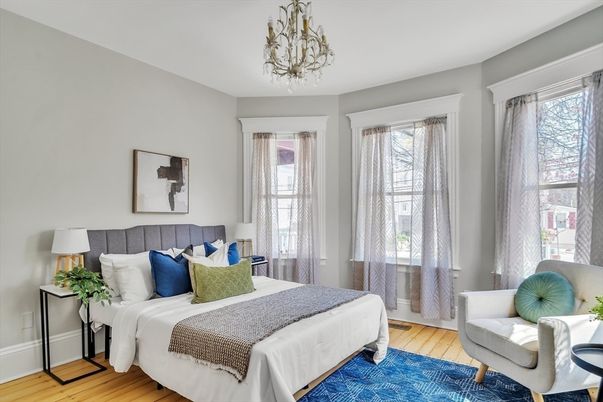 Bedroom, Interior, Wood Texture Flooring
