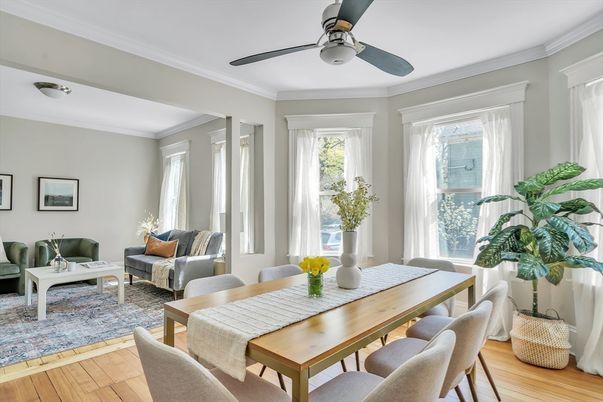 Dining room, Interior, Living room, Wood Texture Flooring