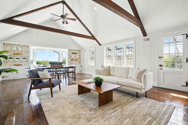 Dining room, Interior, Living room, Wooden Beams, Wood Texture Flooring