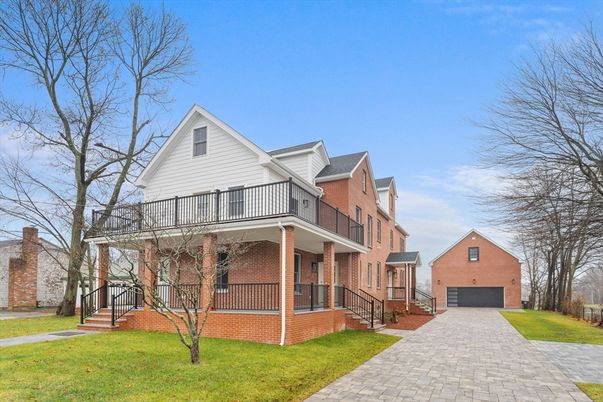Detached Garage, Exterior, Facade, Brick Facade, Queen Anne Victorian