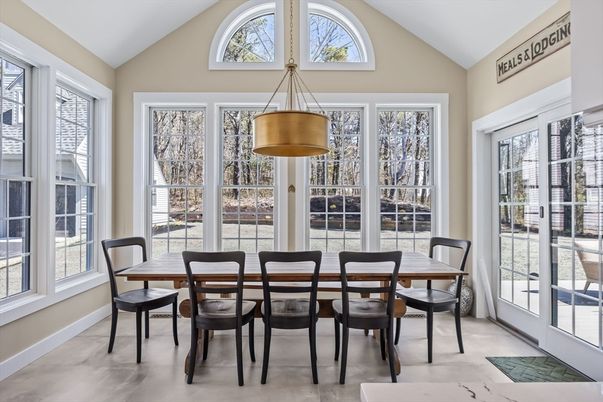 Dining room, Interior, Pendant Lights