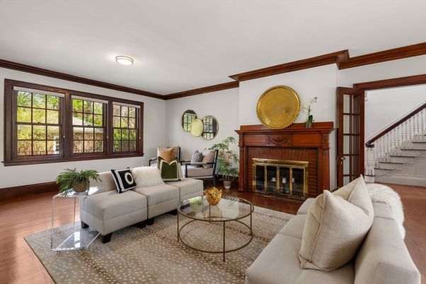 Fireplace, Interior, Living room, Wood Texture Flooring