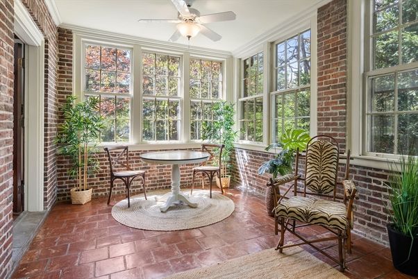 Interior, Stone Walls, Sun Room