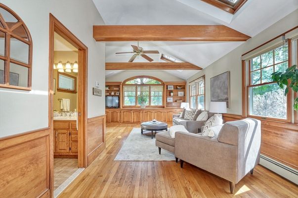 Interior, Living room, Wooden Beams, Wood Texture Flooring