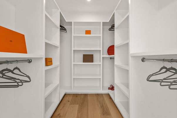 Interior, Recessed Lighting, Walk-in Closets, Wood Texture Flooring