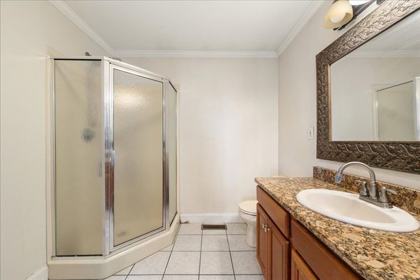 Bathroom, Glass Shower, Interior