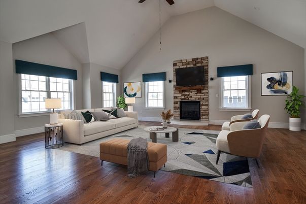 Fireplace, Interior, Living room, Wood Texture Flooring