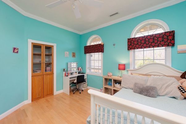 Home Office, Interior, Wood Texture Flooring