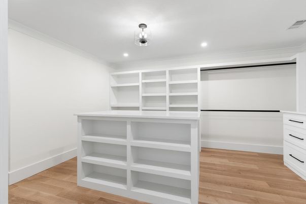 Interior, Recessed Lighting, Walk-in Closets, Wood Texture Flooring
