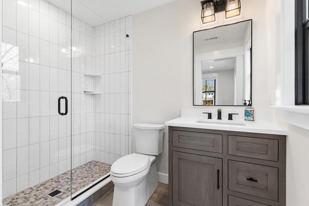 Bathroom, Glass Shower, Interior