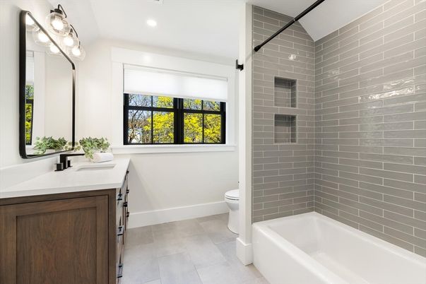 Bathroom, Interior, Recessed Lighting