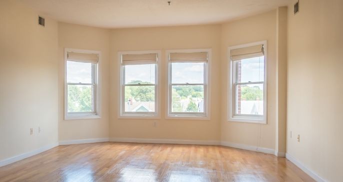 Empty room, Interior, Wood Texture Flooring
