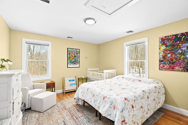Bedroom, Interior, Wood Texture Flooring