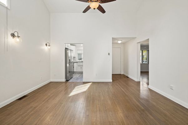 Empty room, Interior, Kitchen, Wood Texture Flooring