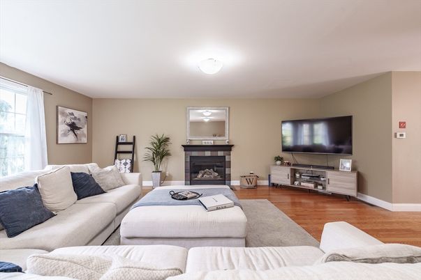 Fireplace, Interior, Living room, Wood Texture Flooring