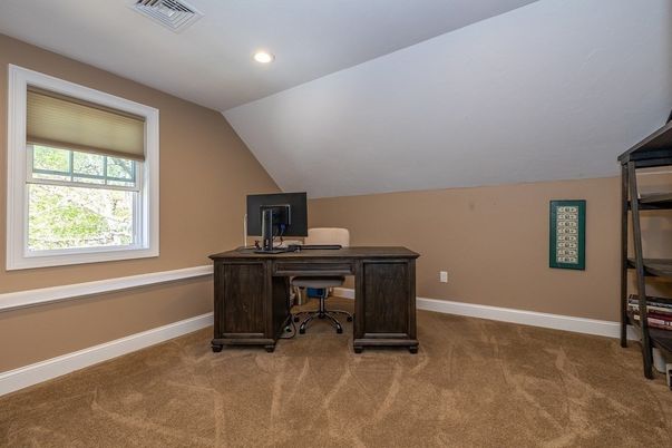 Home Office, Interior, Recessed Lighting