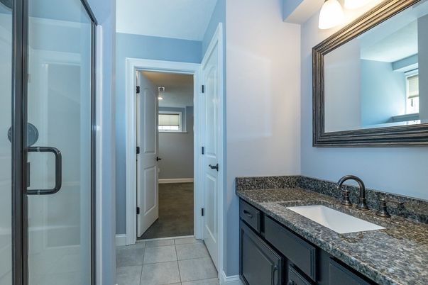 Bathroom, Glass Shower, Interior